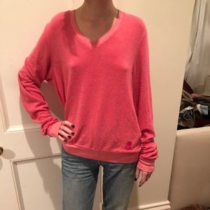 Hot pink wild fox sweatshirt